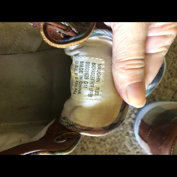 POLO by Ralph Lauren plaid sneakers - Picture 5 of 5